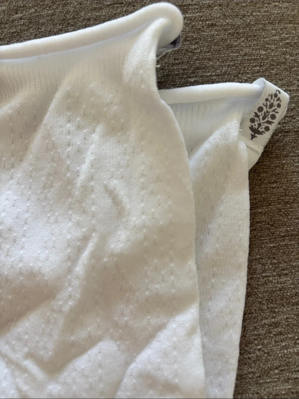 Free people Movement tube socks. NWT. White